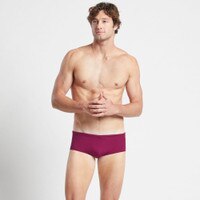 Slip De Bain Finis Aqua Short - Noir, Coupe Carrée, Tissu Aquatuff Résistant Chlore - Taille Unique Homme