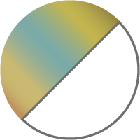 Gold Mirror/White