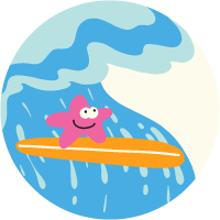 Surfing Starfish